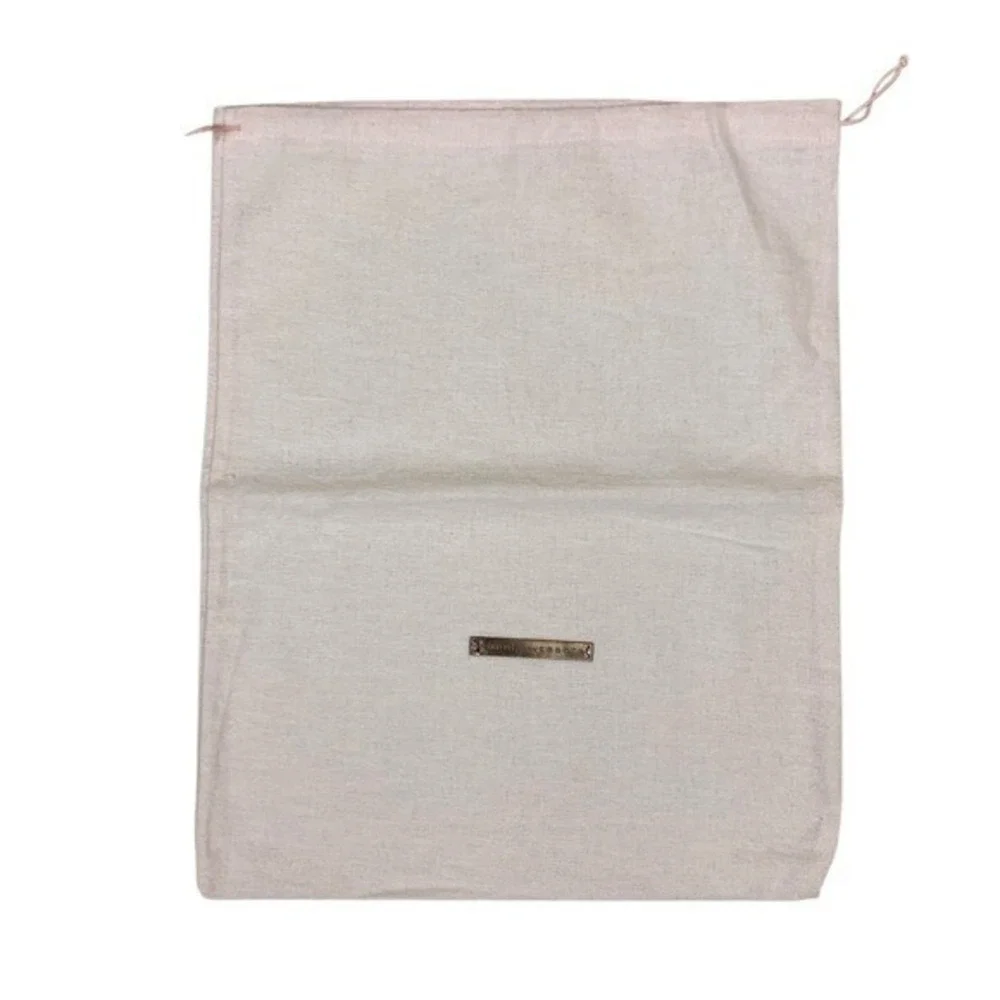 Sophia Webster Designer Shoe Dust Bag Beige Canvas Drawstring Storage Pouch